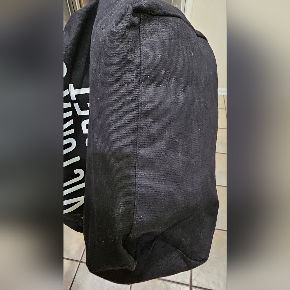 Victoria's Secret Black and White Tote EUC - Picture 14 of 16